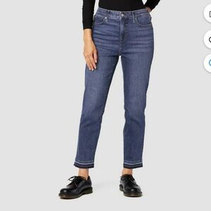 Levi’s Denizen high rise ankle straight jeans. Size 2